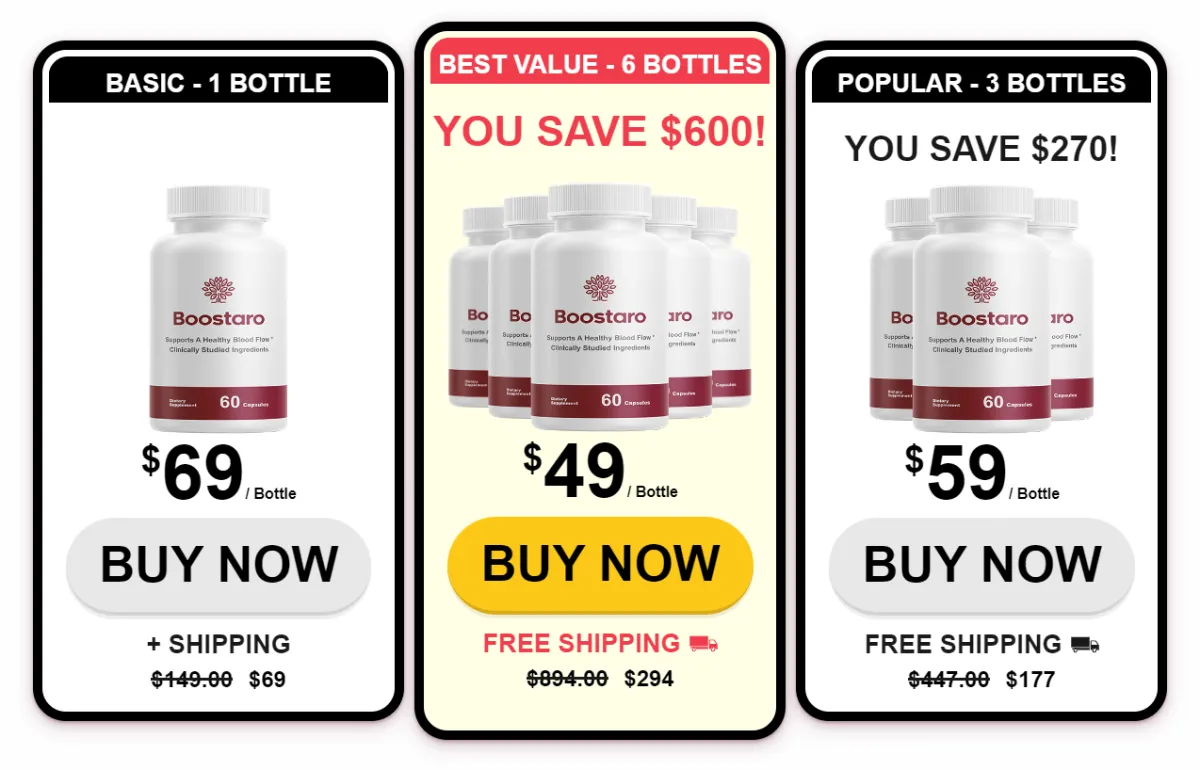 Boostaro official website